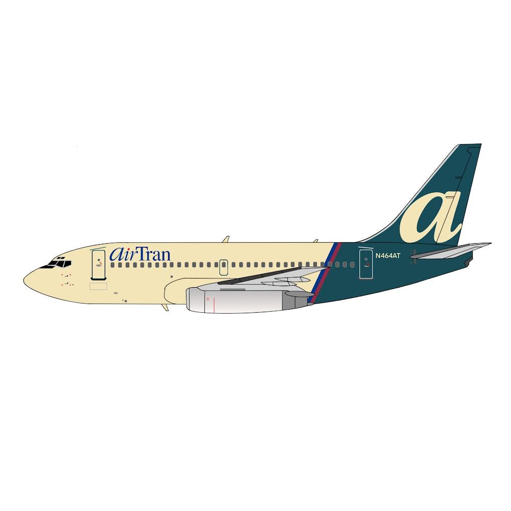 3D Design Deck Airtran Airways Boeing 737-200 N464AT 1:200 Scale Model