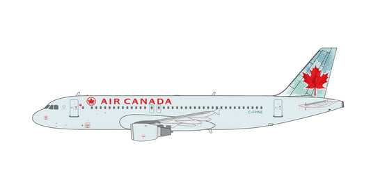 Altitude Models Air Canada Airbus A320-200 "Toothpaste Livery" C-FPWE 1:400 Scale