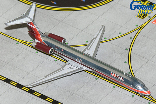 USAir McDonnel Douglas MD-82 Polished Gemini Jets GJUSA1163 Scale 1:400