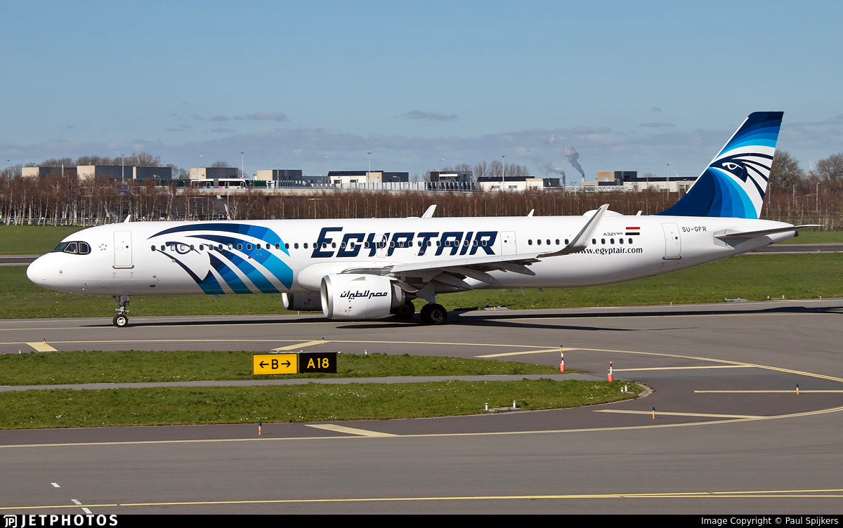 Phoenix Models Egypt Air Airbus A321neo SU-GFR Die-Cast 11857 1:400 Scale