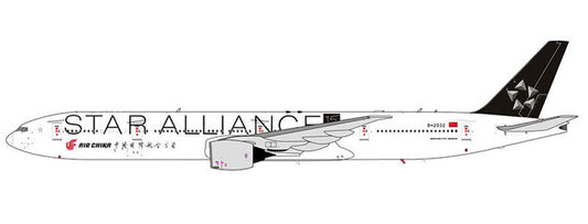 Aviation 400 Air China"Star Alliance" B777-300ER B-2032 "15TH" AV4177 with stand 1:400 Scale