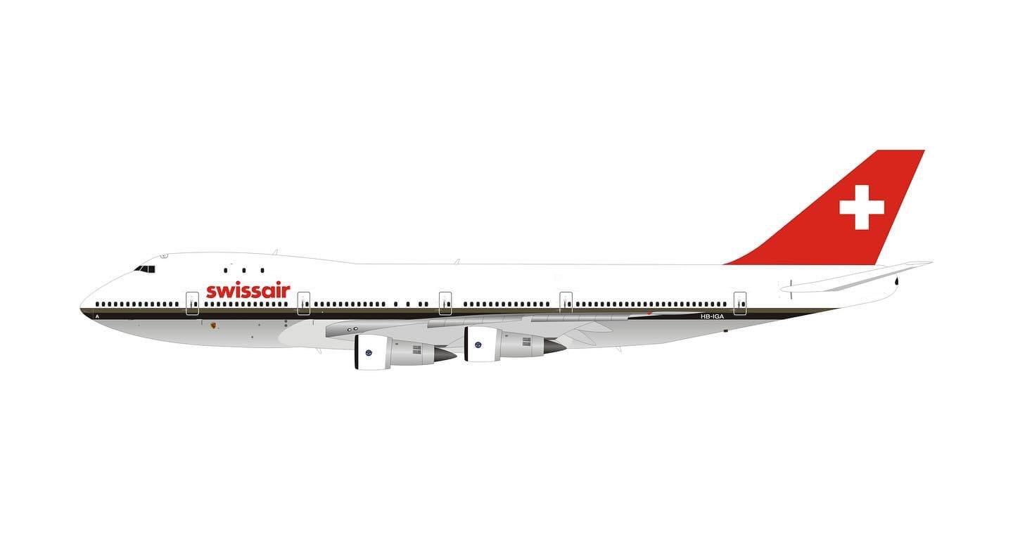 Phoenix Models Swissair (polish) Boeing 747-200 HB-IGA 11835 1:400 Scale Die-Cast Model
