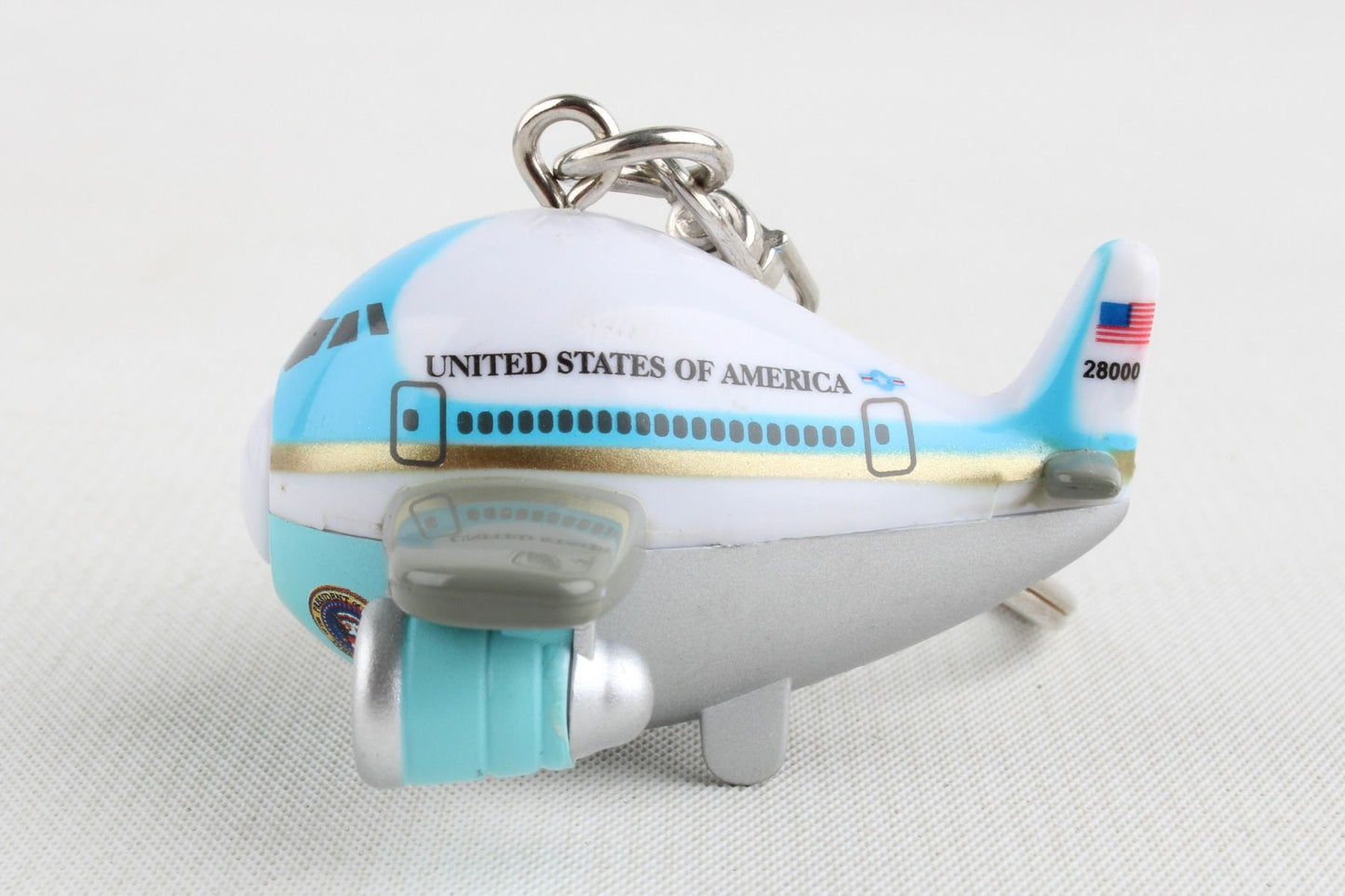 Air Force One Keychain W/Light & Sound