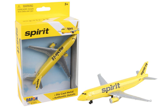 Spirit Airlines Single Plane Toy