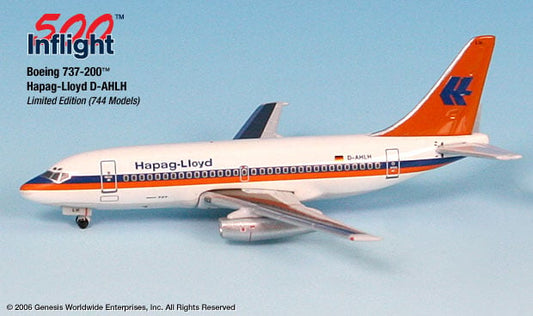 Inflight 500 Hapag Lloyd D-AHLH 737-200 1:500 Scale