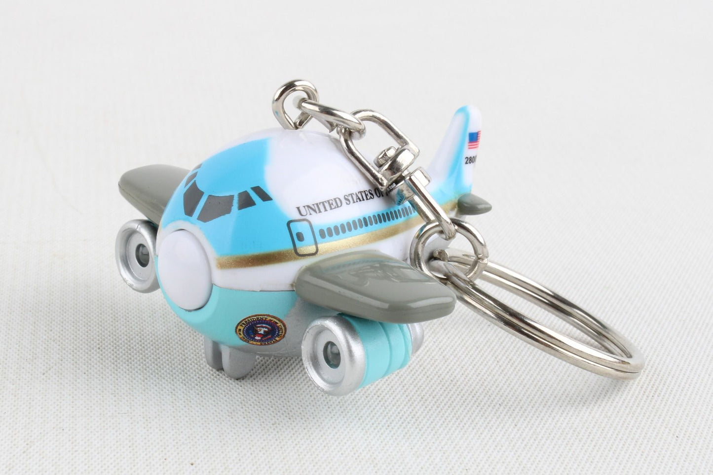 Air Force One Keychain W/Light & Sound