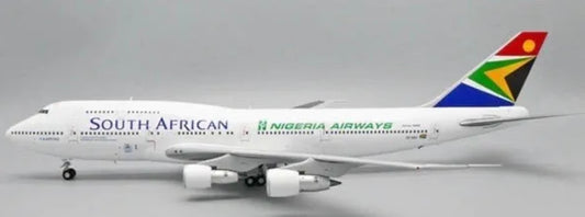 JC Wings South African Airways Boeing 747-300 ZS-SAU "Nigeria Airways" 1:200 Scale