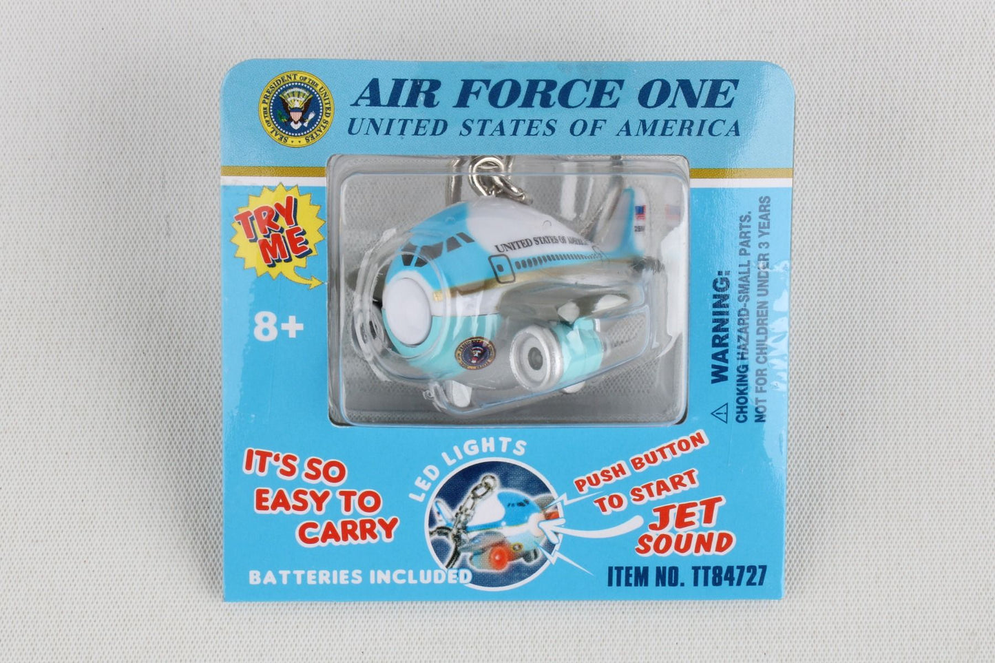 Air Force One Keychain W/Light & Sound