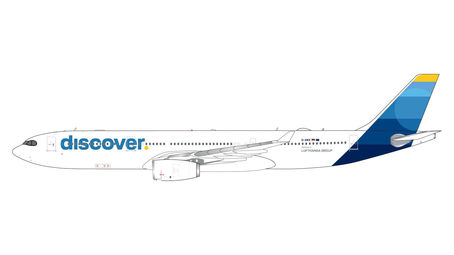 Gemini Jets Discover Airlines Airbus A330-300 D-AIKK GJOCN2265 1:400 Scale