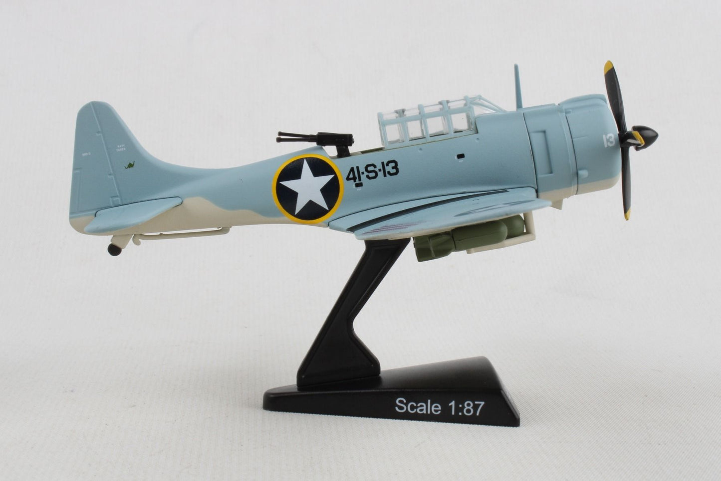 Postage Stamp USN SBD-3 41 S-13 PS5563-1 1:87 Scale