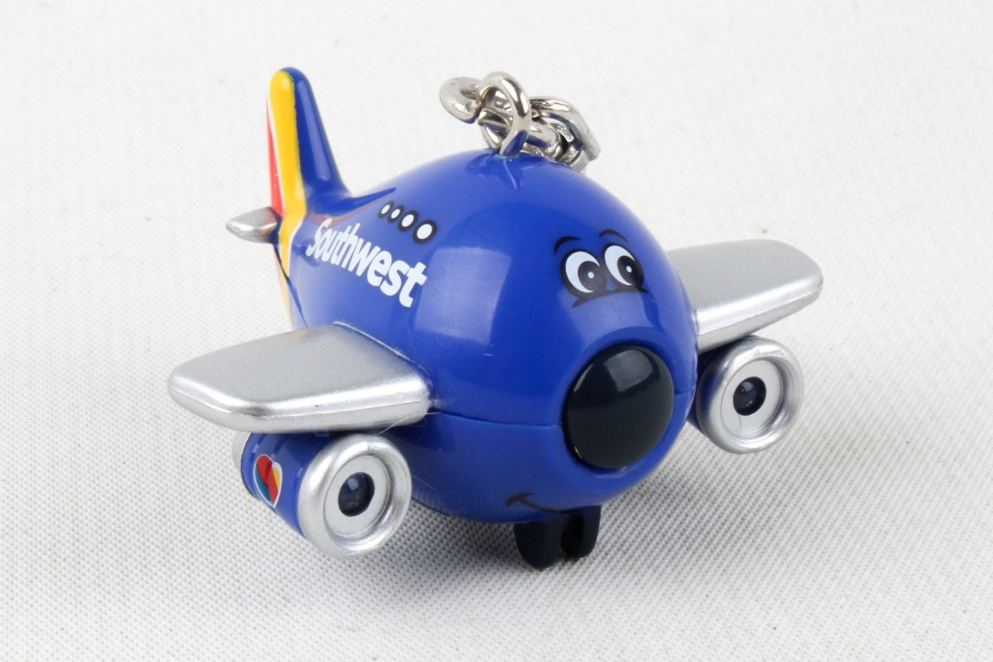 Southwest Airlines Airplane Keychain W/Light & Sound