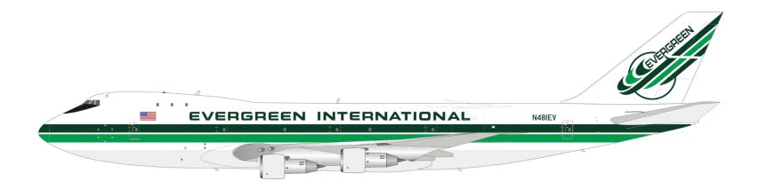 B-Models B-741-EZ-481 Evergreen International Airlines B747-132(SF) N481EV 1:200 Scale