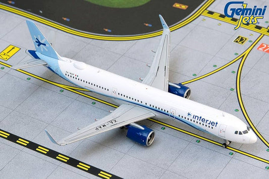 Interjet Airbus A321neo XA-MAP Gemini Jets GJAIJ1884 1:400 Scale