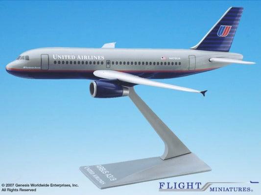 Flight Miniatures United Airlines (93-04) Airbus A319-100 1:200 Scale Model